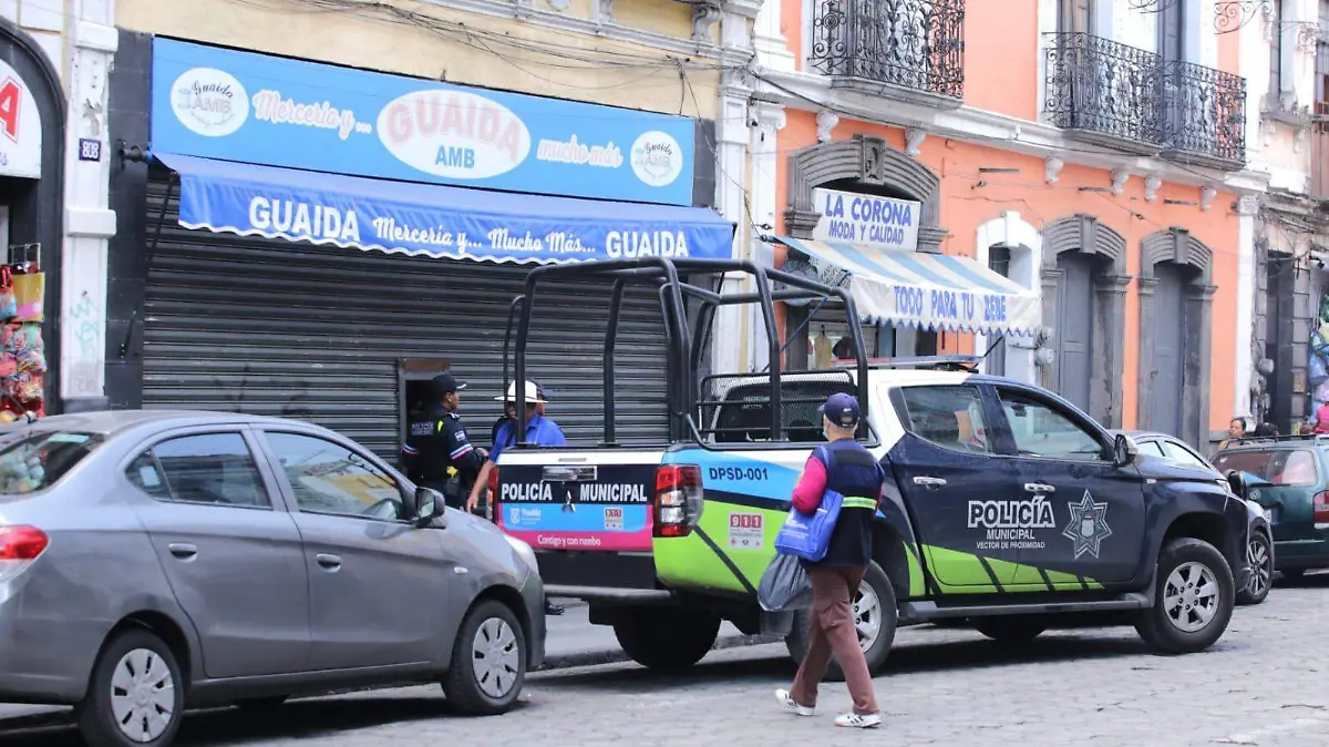 hombre es herido de bala en el gluteo tras asalto en negocio del centro